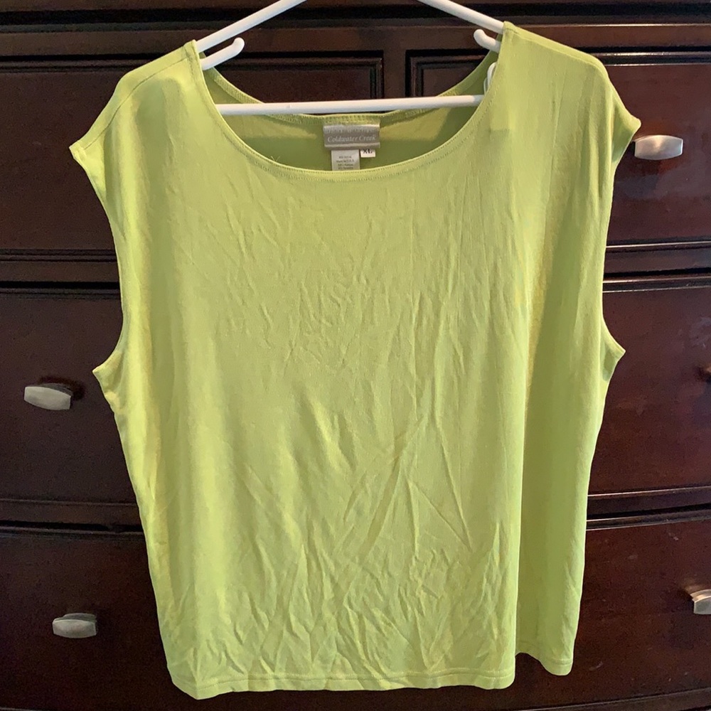 FREE with purchase Coldwater Creek sleeveless top size XL